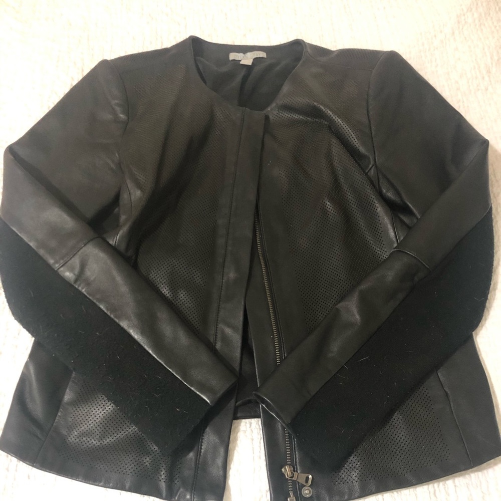 Dylan Gray women’s leather bomber